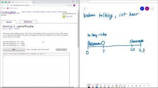 Warmup-1 (parrotTrouble) Java Solution || Codingbat.com