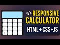 Calculator Using HTML CSS JavaScript | Simple Web Project for Beginners