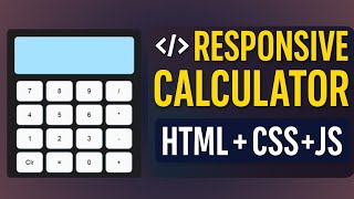 Calculator Using HTML CSS JavaScript | Simple Web Project for Beginners