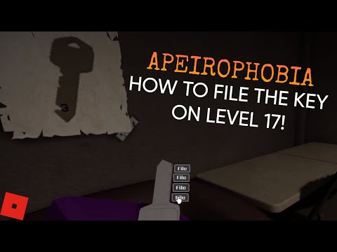 How to FILE the KEY! (Apeirophobia Chapter 2)