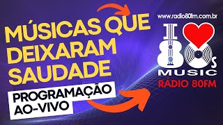 Programação Rádio 80FM e Nostalgia FM - Flashback - anos 70,80 e 90 03/02/25 -São Paulo-Rafael Dutra