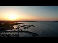 roskilde. denmark. drone flight. 4k.