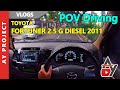 POV Driving Toyota Fortuner G 2011 | AY Project | Indonesia