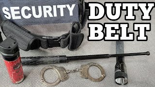How to Make an Affordable SECURITY DUTY BELT