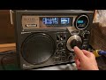 national panasonic rf 2600 radio receiver part 2 shortwave broadcast only.