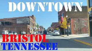 Bristol - Tennessee - Virginia - 4K Downtown Drive