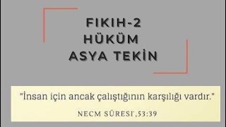 29)FIKIH-2 ☄️ /İslam İbadet Esasları - Hüküm Çeşitleri  (dikab- dhbt - mbsts - ihl)