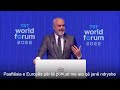 kryeministri edi rama stamboll fjala në trt world forum 2022