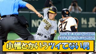 【阪神】小幡とかいうツイてない男【なんJ/2ch/5ch/ネット 反応 まとめ/阪神タイガース/岡田監督】