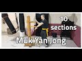 Wing Chun Wooden Dummy 10 sections. (GM David Cheung)