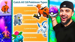 Pokémon GO But I Hunted ALL 18 Types