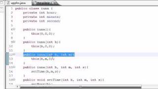 Java Programming Tutorial - 41 - Building Objects for Constructors.flv