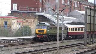 34052 (34046) returns to Crewe, with the Welsh Borders Explorer, 29th April 2018