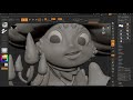 making a figurine in zbrush mushroom guy