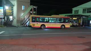 西東京バス　降車後操車場車庫入れ