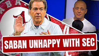 Josh Pate On Nick Saban Being Unhappy With SEC Schedule (Late Kick Cut)