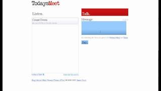 TodaysMeet- The Basics