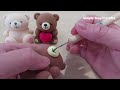 air dry clay tutorial teddy bear 輕黏土教學｜泰迪熊 aww~ so easy so cute airdryclay teddy bear