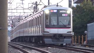 東急東横線5050系4105F菊名4号踏切通過