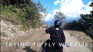 Rural road from Pokhara to Sikles, village one of the best tourist places #Sikles