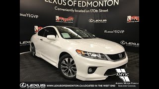 Used White 2015 Honda Accord Coupe EX Review - Sherwood Park, Alberta