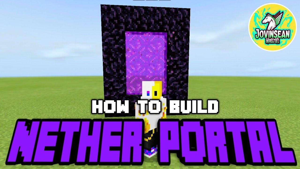 How To Build Nether Portal | Minecraft - YouTube