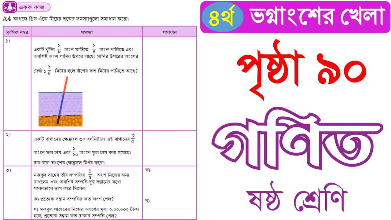 Class 6 Math Chapter 4 Page 90 Youtube