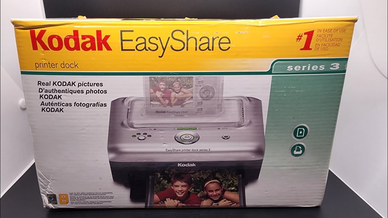 Kodak EasyShare Printer Dock 3 Digital Photo Thermal Printer Opened Box ...