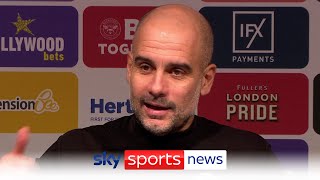 Pep Guardiola insists the Premier League title race is far from over despite increasing point gap