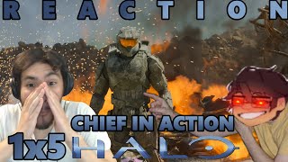Chief In Action: Halo 1x5 REACTION!! "Reckoning"