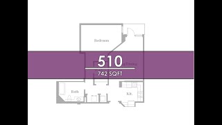 Apartment 510 (742 sqft)