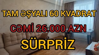 ŞOK❗CƏMİ 26.000 AZN❗TAM ƏŞYALI 60 KVADRAT 2 OTAQ EV                               #mulkevalqısatqısı