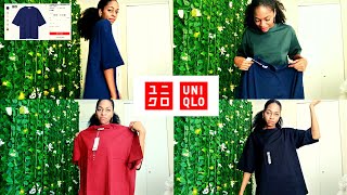 REVAMPING MY MED SCHOOL WARDROBE| Uniqlo Clothing Haul| U Airism Cotton Oversized Crew Neck T-Shirts