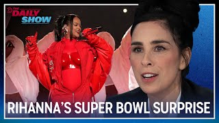 Rihanna Reveals Pregnancy During Super Bowl Halftime Show & U.S. Downs More UFOs | The Daily Show