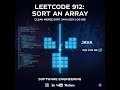LeetCode 912: Sort an Array - Clean Merge Sort Java (O(n log n))! 🔄🚀😊👍