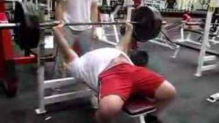 bench 315 x 20 reps