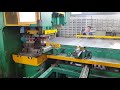 cold forging press with automatic xy table 650噸肘節式冷鍛沖床搭配伺服馬達x y平台全自動設備