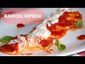 RICOTTA STUFFED RAVIOLI WITH TOMATOES AND STRACCIATELLA EASY RECIPE