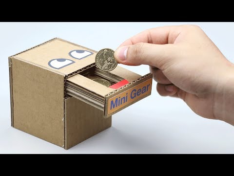 How to Make Coin Bank Box How to Make Coin Bank Box