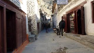 walking through beautiful Marpha village mustang,tourist destination ।। मार्फा भिलेज मूस्ताङ