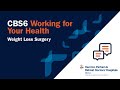 Weight Loss Surgery  -  Dr. Elizabeth Barrett - CBS6 Working for Your Health