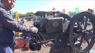 壮観！！インターナショナル１０馬力が２台　岐阜水晶発動機運転会２０１６１１２６