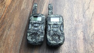 Retevis RT33 Kinder Walkie Talkie Camouflage - Unboxing Review