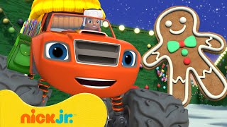 Help Blaze Solve a Gingerbread Holiday Maze! 🎄 Blaze and the Monster Machines | Nick Jr.