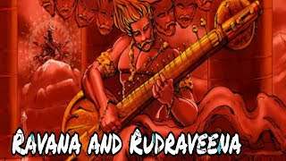 Ravana and Rudraveena || Illustration || Himalaya | Kailash || music @veenasrivani