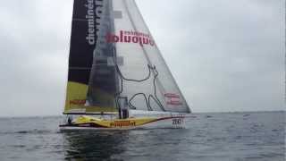 Bernard Stamm avec le Pôle Finistère course au large - Vendée Globe 2012-2013