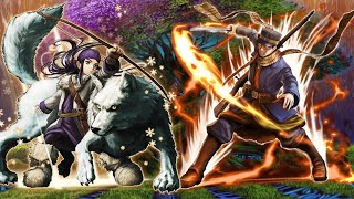 Asirpa \u0026 Sugimoto vs Chapter 28 [Challenge] Their Promise - Grand Summoners