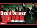 DevilDriver Almost Used A Very Unconventional Instrument In Their Band—10 Things You Didn't Know