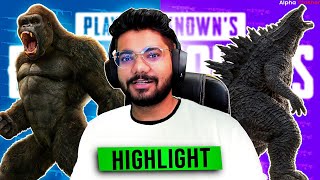 KONG \u0026 GODZILLA VS H¥DRA ALPHA! 🥵🤣- SUPER FUNNY HIGHLIGHT in PUBG MOBILE!!