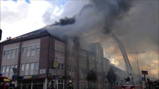 B4 Einsatz - Sauna Brand löst Großeinsatz in Euskirchen aus.